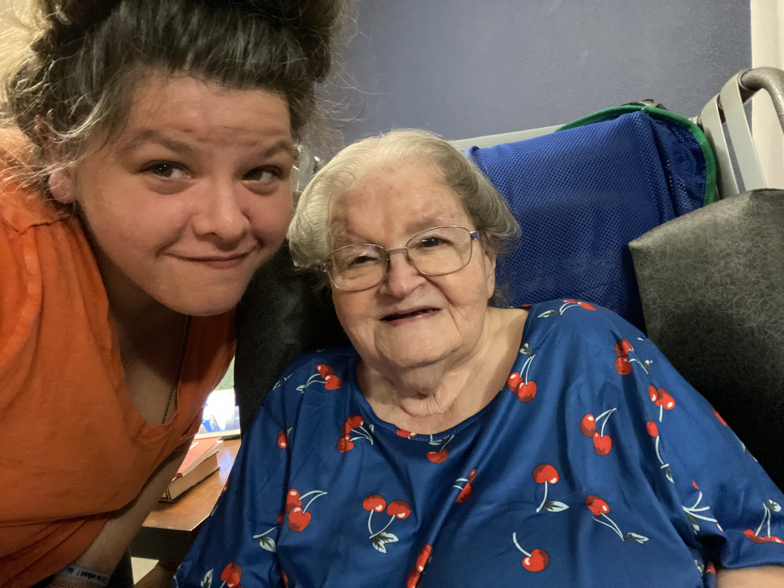 Portrait of Rachel and her grandma
